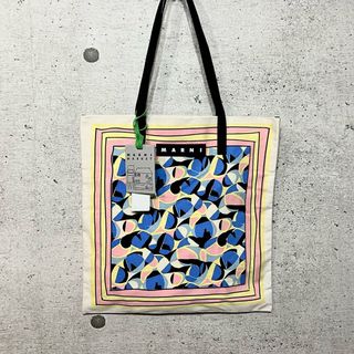 新品 MARNI マルニ トートバッグ エコバッグ ショッピングバック レーヨン