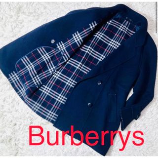 BURBERRY - 美品 Burberrys バーバリー ウールノーカラージャケット 1