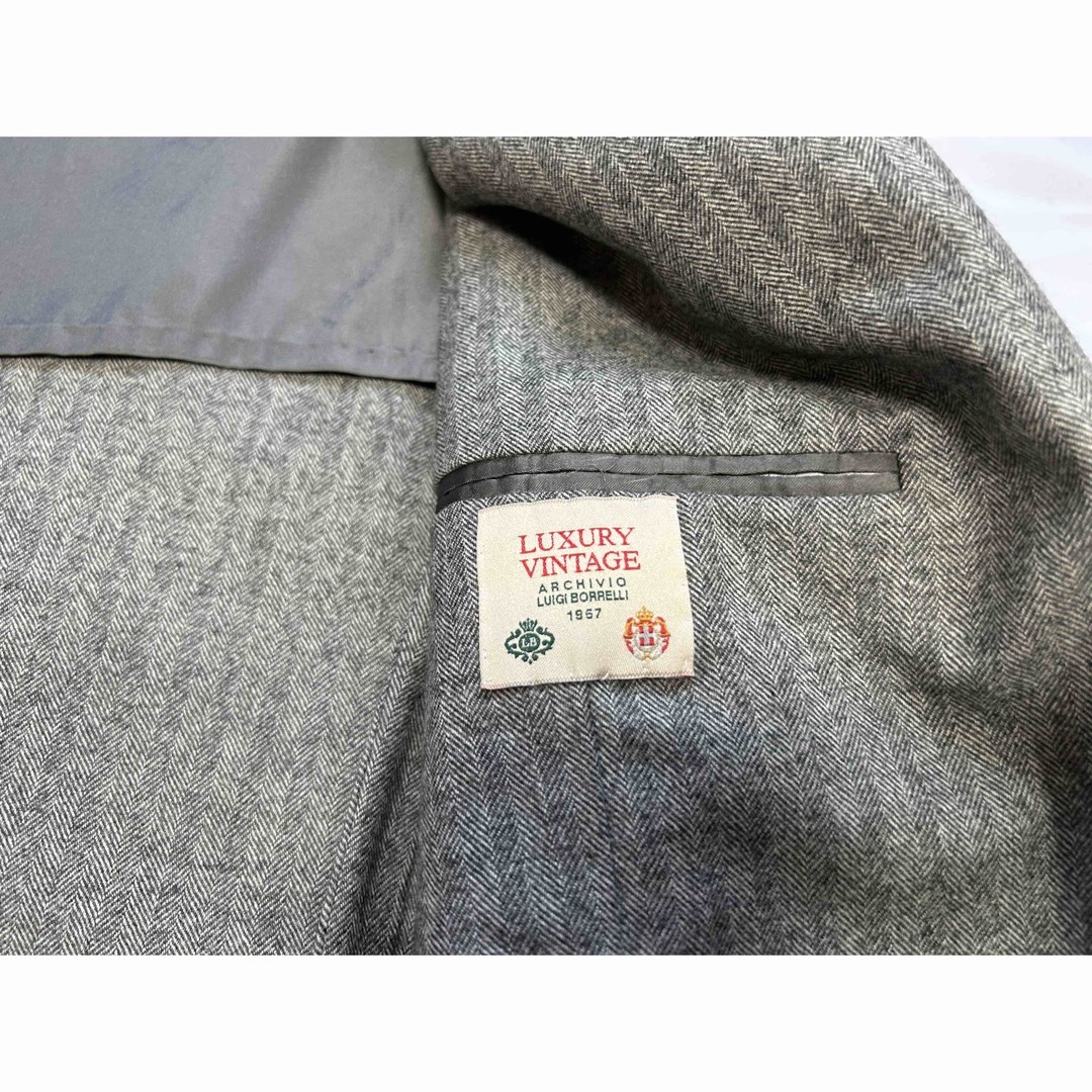 LUIGI BORRELLI(ルイジボレッリ)の【 未使用品 】LUIGI BORRELL ウールカシミヤ チェスターコート52 メンズのジャケット/アウター(チェスターコート)の商品写真