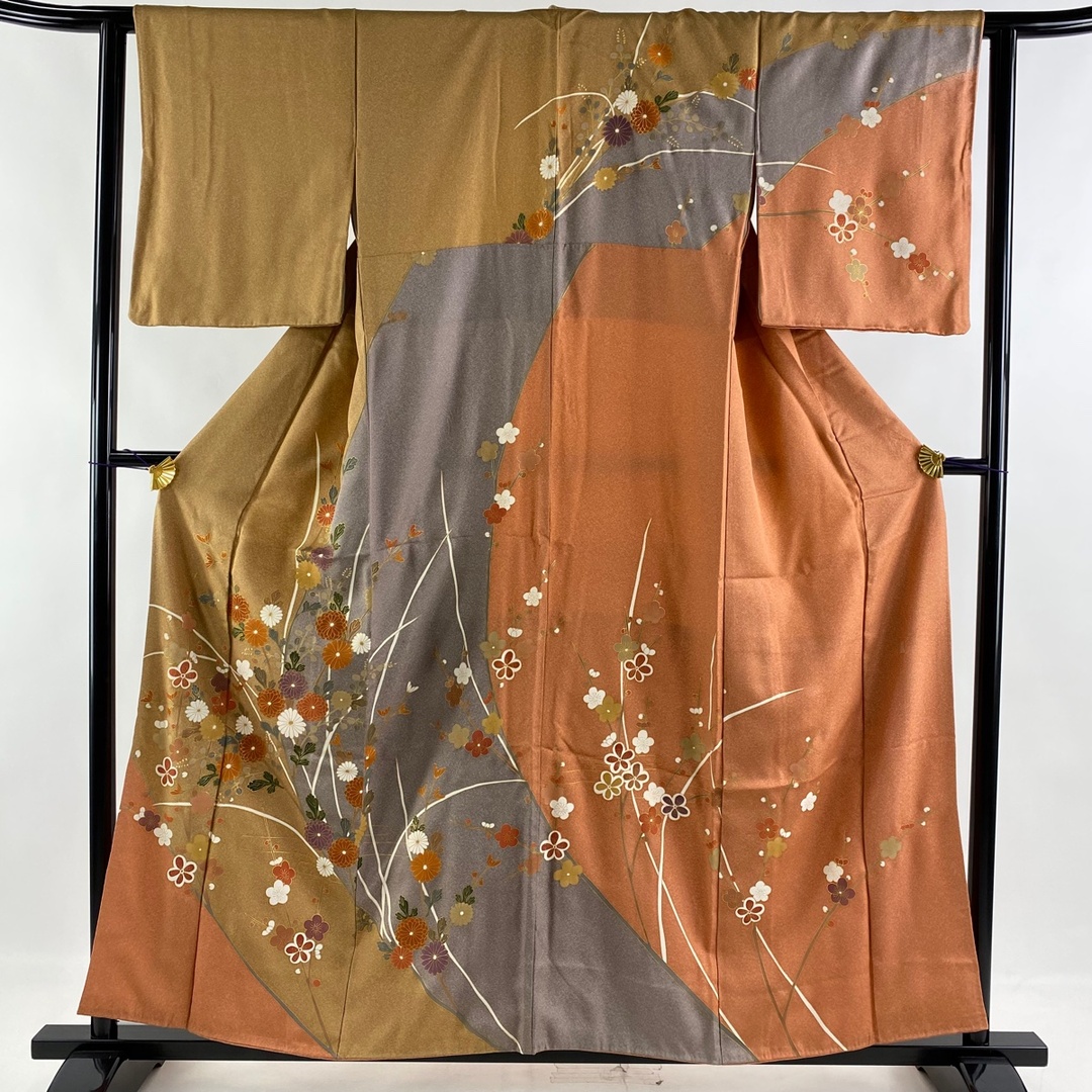 訪問着 身丈156cm 裄丈62cm 正絹 美品 秀品 【中古】 | フリマアプリ ラクマ