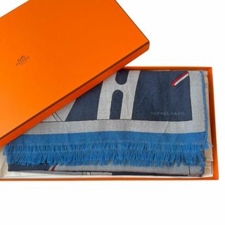 エルメス(Hermes)のエルメス HERMES レクタングル 《セル 無秩序》マフラー ストール(ストール/パシュミナ)