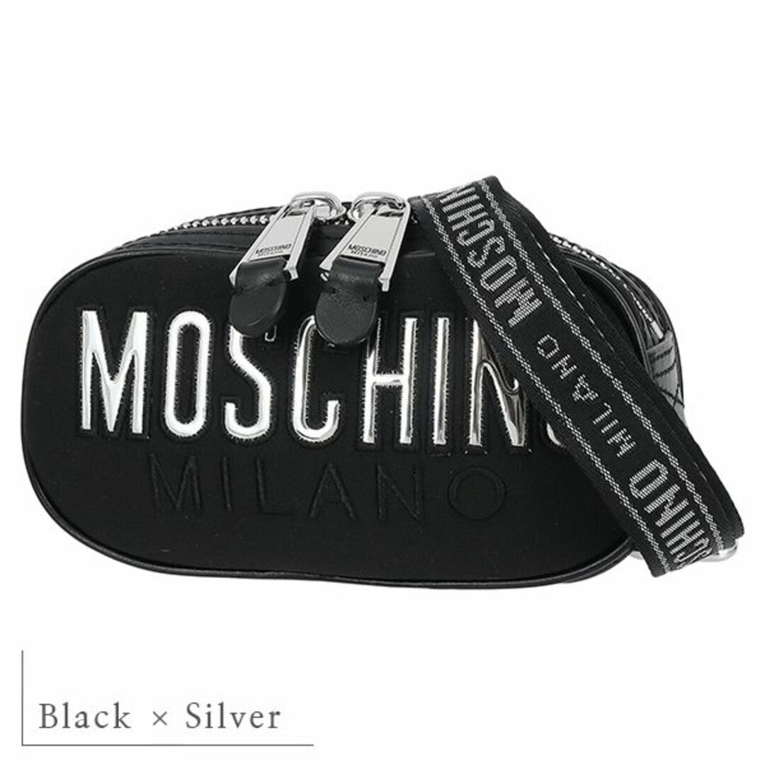 MOSCHINO(モスキーノ)のモスキーノ ボディバッグ クロスボディ ショルダーバッグ ベルトバッグ ウエストポーチ ミニバッグ ロゴ 9997 レディースのバッグ(ボディバッグ/ウエストポーチ)の商品写真