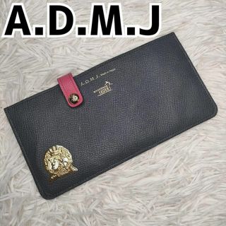 エーディーエムジェイ(A.D.M.J.)のエーディーエムジェイ 長財布 スリムウォレット A.D.M.J  ワインハイマー(財布)