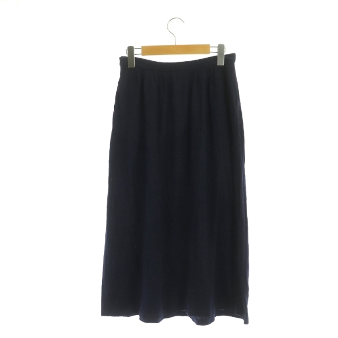 agnes b.(アニエスベー)のアニエスベー agnes b. ロングスカート フレア コットン 1 紺 レディースのスカート(ロングスカート)の商品写真