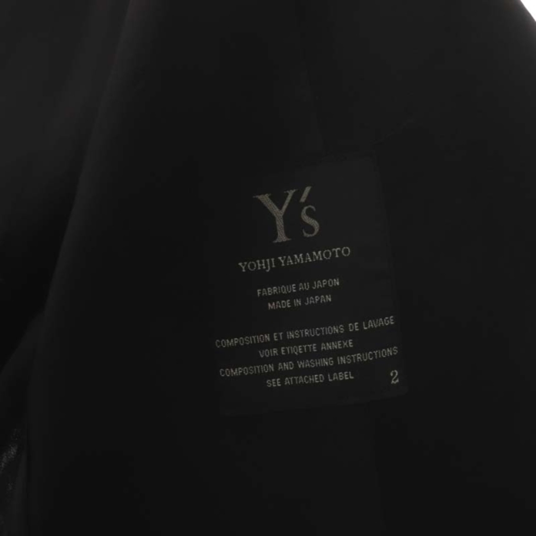 Y's(ワイズ)のワイズ ヨウジヤマモト ウール7分袖ジャケット 背抜き テーラード メンズのジャケット/アウター(テーラードジャケット)の商品写真