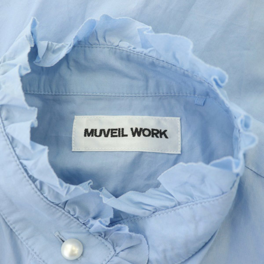 MUVEIL WORK - ミュベールワーク MUVEIL WORK フリルシャツ ブラウス