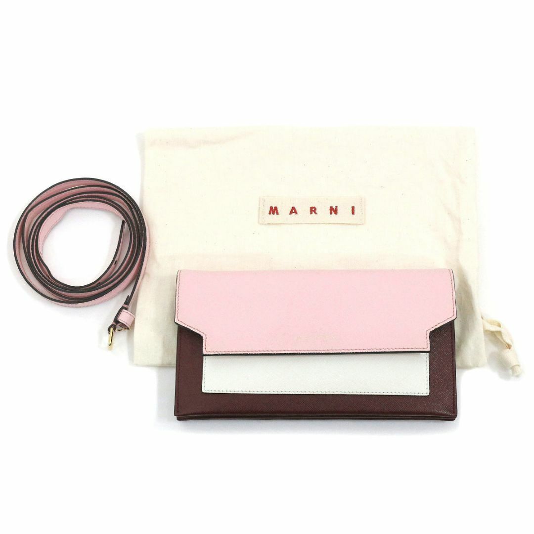 MARNI マルニ 19SS サフィアーノレザーショルダーウォレット / 長財布