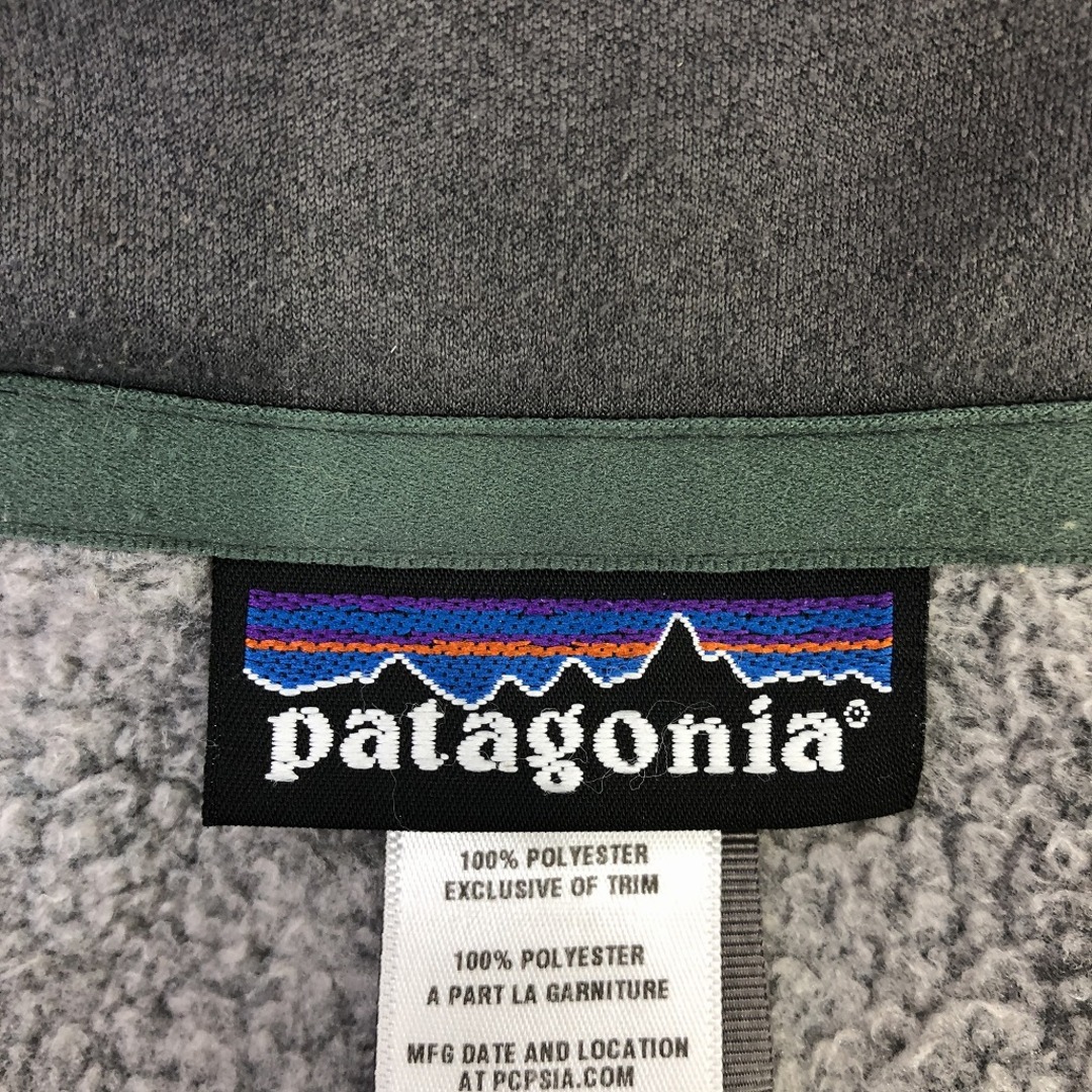 patagonia パタゴニア ベターセーター フリースジャケット アウトドア キャンプ アウター 防寒 グレー (ユース XL)   O7528