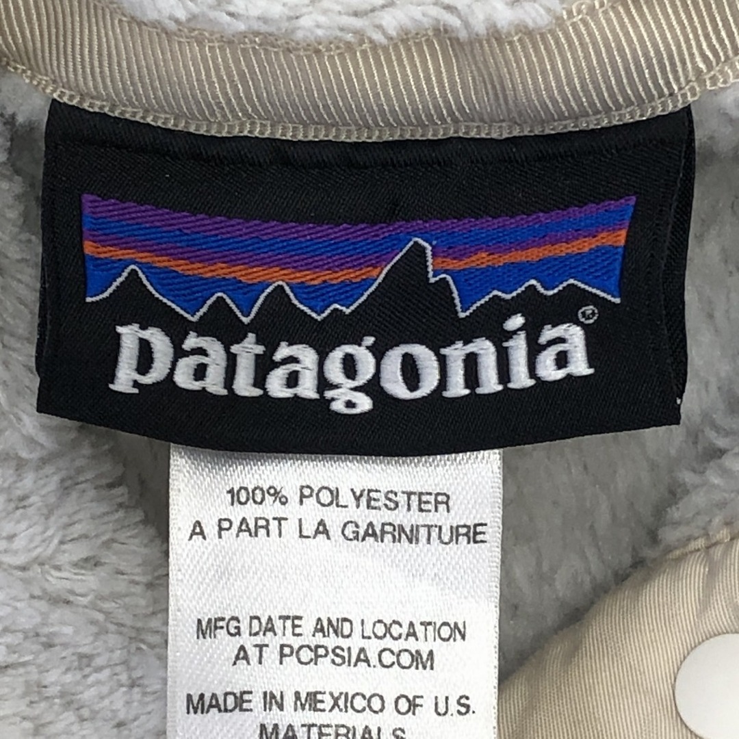 patagonia(パタゴニア)のSALE// patagonia パタゴニア リツール スナップT ポーラテック フリースジャケット アウトドア ホワイト (レディース S) O9228 レディースのジャケット/アウター(その他)の商品写真