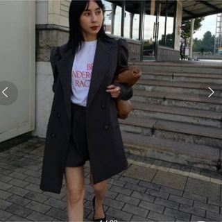 アメリヴィンテージ(Ameri VINTAGE)のAMERI  CHECK JACKET MINI DRESS(テーラードジャケット)