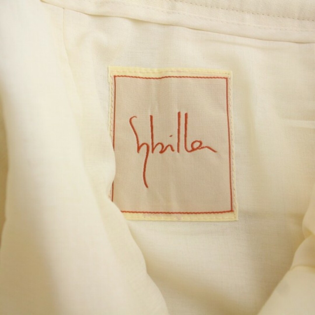 Sybilla(シビラ)のシビラ ハーフパンツ ジップフライ レース リネン L アイボリー レディースのパンツ(ショートパンツ)の商品写真