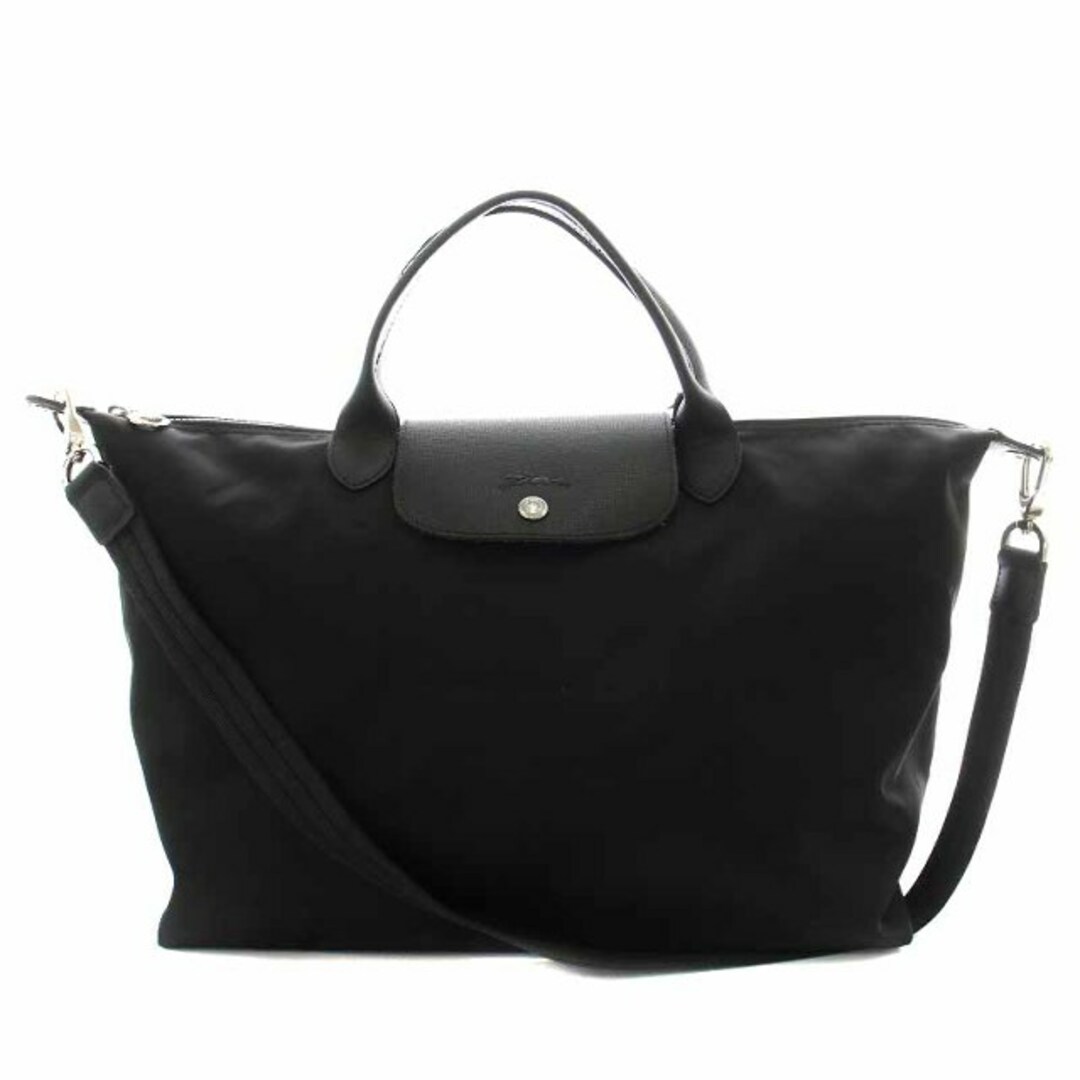 LONGCHAMP - ロンシャン ルプリアージュ ネオ ショルダーバッグ トートバッグ 2way 黒