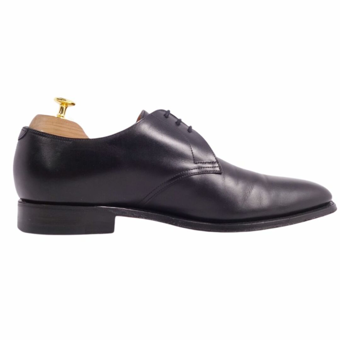 美品 ジョンロブ JOHN LOBB レザーシューズ perrier ペリエ ダービーシューズ カーフレザー 革靴 メンズ イングランド製 7 1/2(26cm相当) ブラック