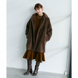 アーバンリサーチロッソ(URBAN RESEARCH ROSSO)の【BROWN】F by ROSSO ボアダブルミドルコート(その他)