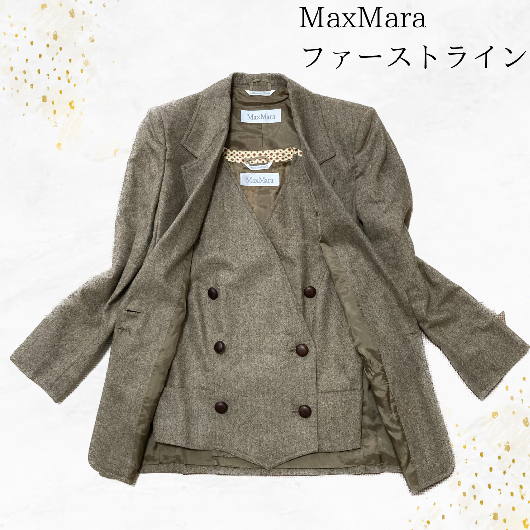 ロシア マックスマーラ MaxMara テーラードジャケット ベスト