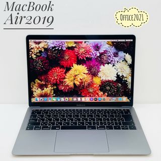 [美品]APPLE MACBOOK AIR 2019 オフィス2021付き