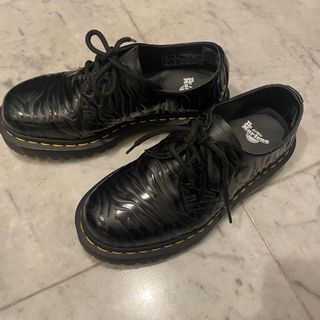 ドクターマーチン(Dr.Martens)のDr. Martensゼブラエンボスレザーシューズ(ローファー/革靴)