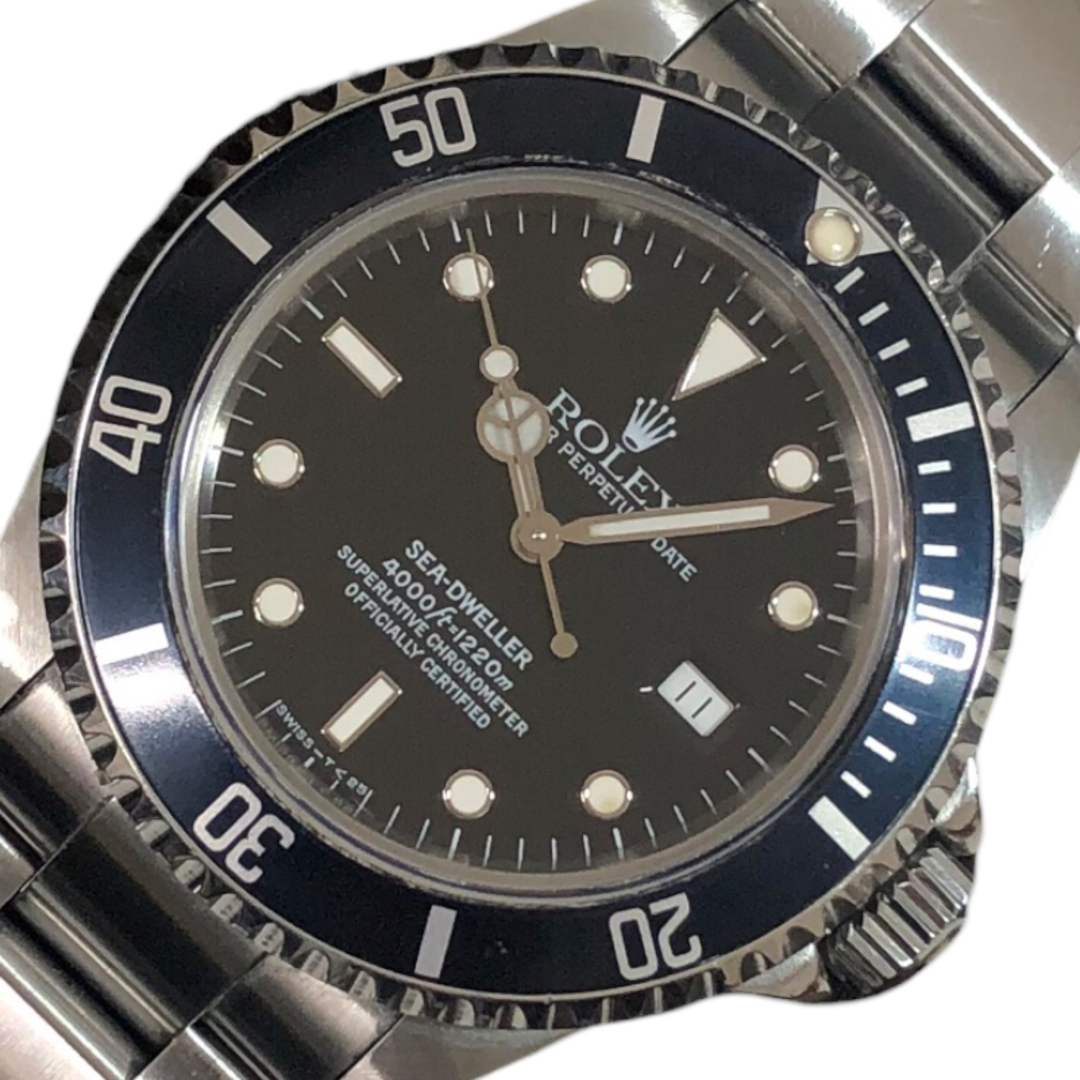 ロレックス ROLEX シードゥエラー S番 16600 黒文字盤 ステンレス メンズ 腕時計