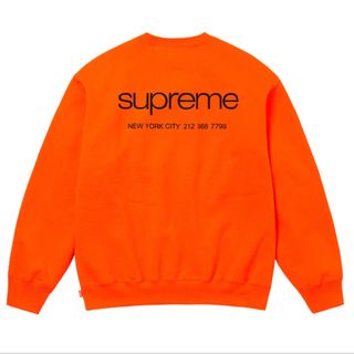 Supreme - Supreme Nyc Crewneck Dark Orange Mの通販 by thumb0011's ...