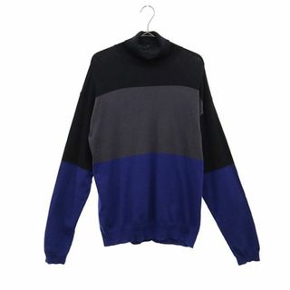 ユニクロ(UNIQLO)のユニクロ プラスジェイコラボ 切替 長袖 ウールブレンド ニット M UNIQLO ＋J セーター レディース 古着 【231102】(ニット/セーター)