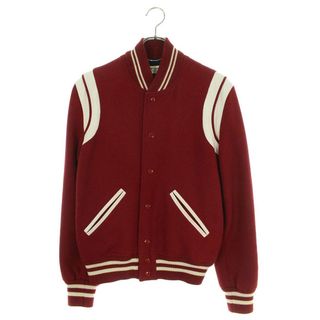 サンローラン(Saint Laurent)のサンローランパリ  テディ/354718 Y213Q レザートリムスタジャンブルゾン メンズ 44(ブルゾン)