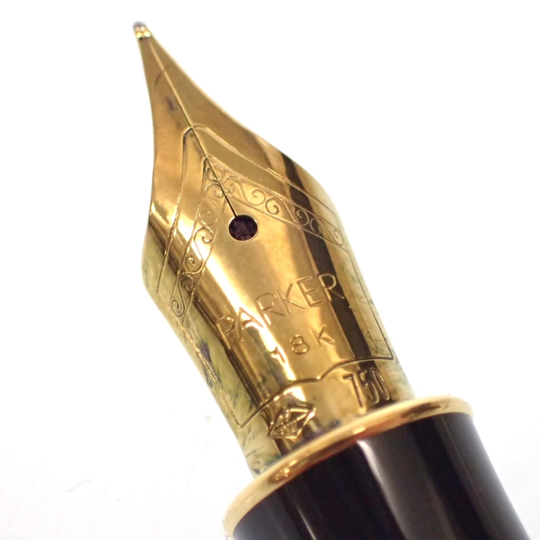 Parker(パーカー)のパーカー 万年筆 ソネット ペン先18K750 青×ゴールド【AFI10】 インテリア/住まい/日用品の文房具(ペン/マーカー)の商品写真