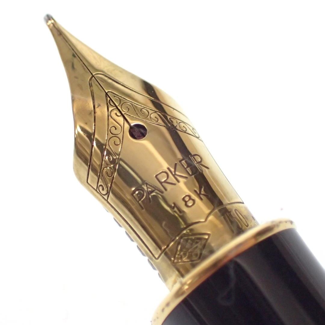 Parker(パーカー)のパーカー 万年筆 ソネット IIIT ペン先18K750 黒【AFI11】 インテリア/住まい/日用品の文房具(ペン/マーカー)の商品写真