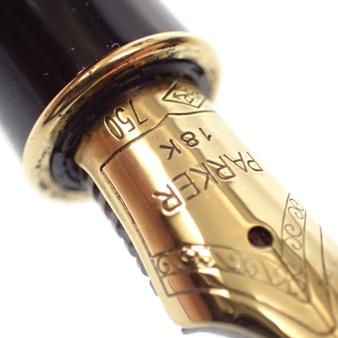 Parker(パーカー)のパーカー 万年筆 ソネット IIIT ペン先18K750 黒【AFI11】 インテリア/住まい/日用品の文房具(ペン/マーカー)の商品写真