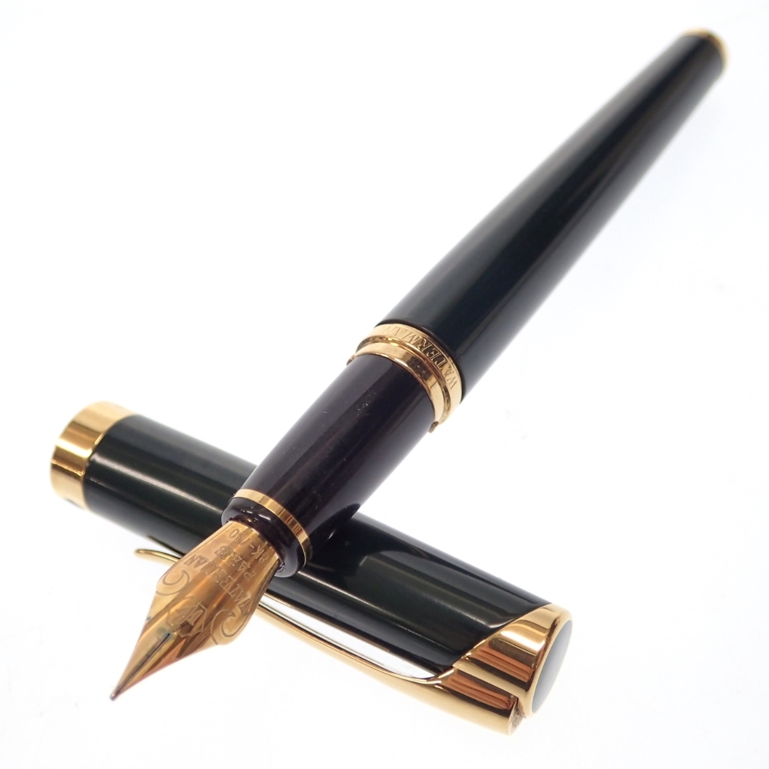 Waterman - ウォーターマン 万年筆 レタロン ペン先18K750 緑×ゴールド