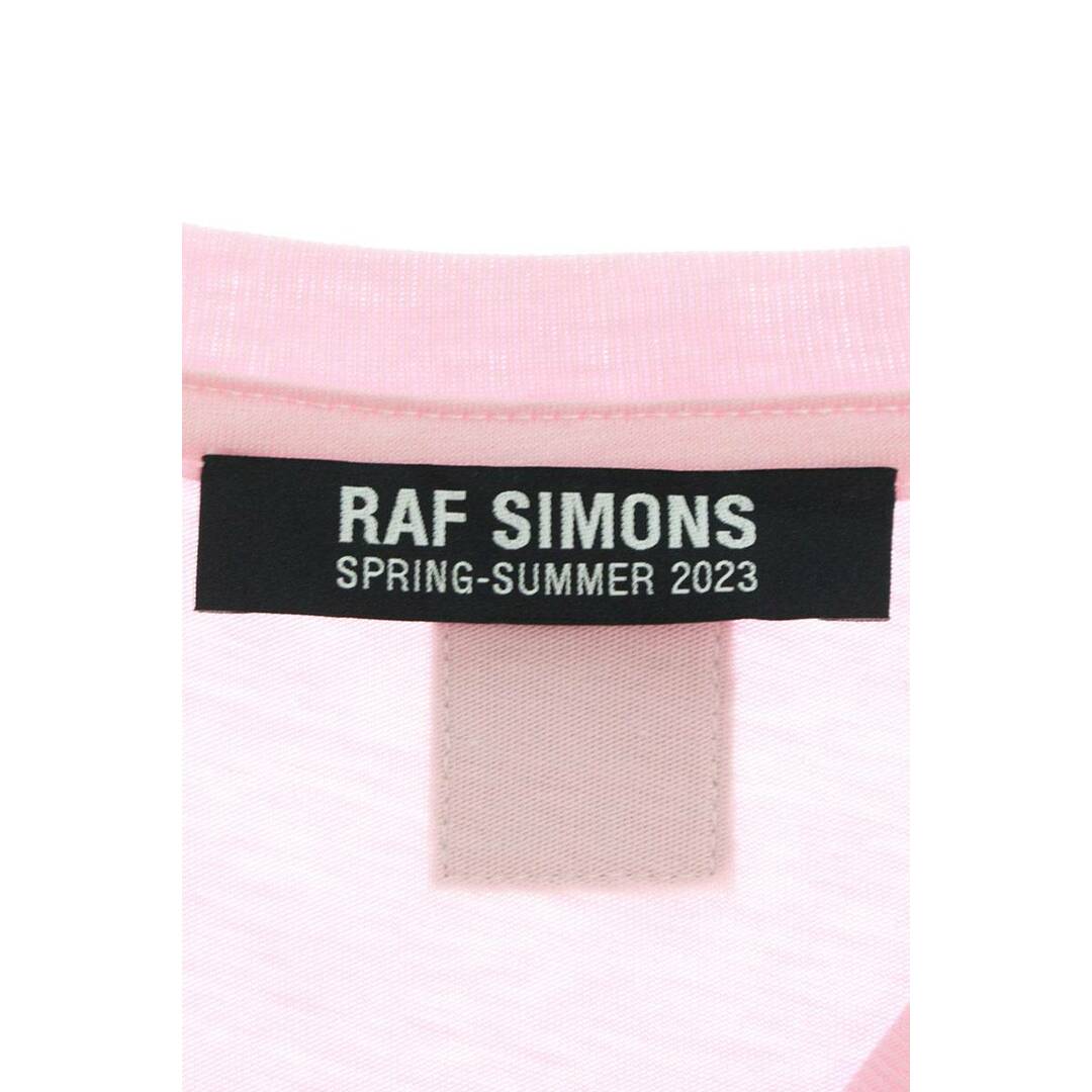 RAF SIMONS(ラフシモンズ)のラフシモンズ  23SS  OVERSIZED T-SHIRT WITH HAND SIGN PRINT 231-M119 オーバーサイズハンドサインプリントTシャツ メンズ S メンズのトップス(Tシャツ/カットソー(半袖/袖なし))の商品写真