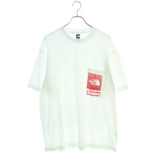 シュプリーム ×ノースフェイス THE NORTH FACE  23SS  NT0239I Printed Pocket Tee プリンテッドポケットTシャツ メンズ XL