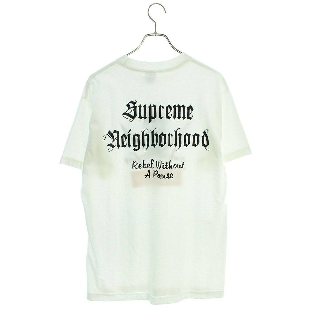 NEIGHBORHOOD スカル プリント Tシャツ WHITE