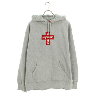 シュプリーム 20AW Cross Box Logo Hooded Sweatshirt クロスボックスロゴフーデッドスウェットシャツパーカー メンズ  XL