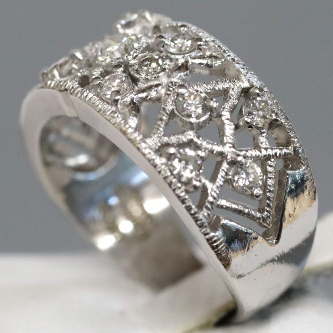 Pt900ダイヤモンドリング D0.56 9.0g #14 レディースのアクセサリー(リング(指輪))の商品写真