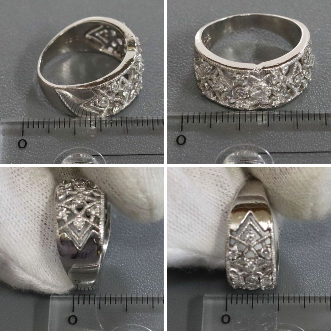 Pt900ダイヤモンドリング D0.56 9.0g #14 レディースのアクセサリー(リング(指輪))の商品写真