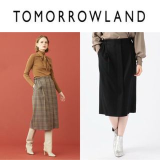 美品❗️tomorrowland オーガニックコットンデニムスカート