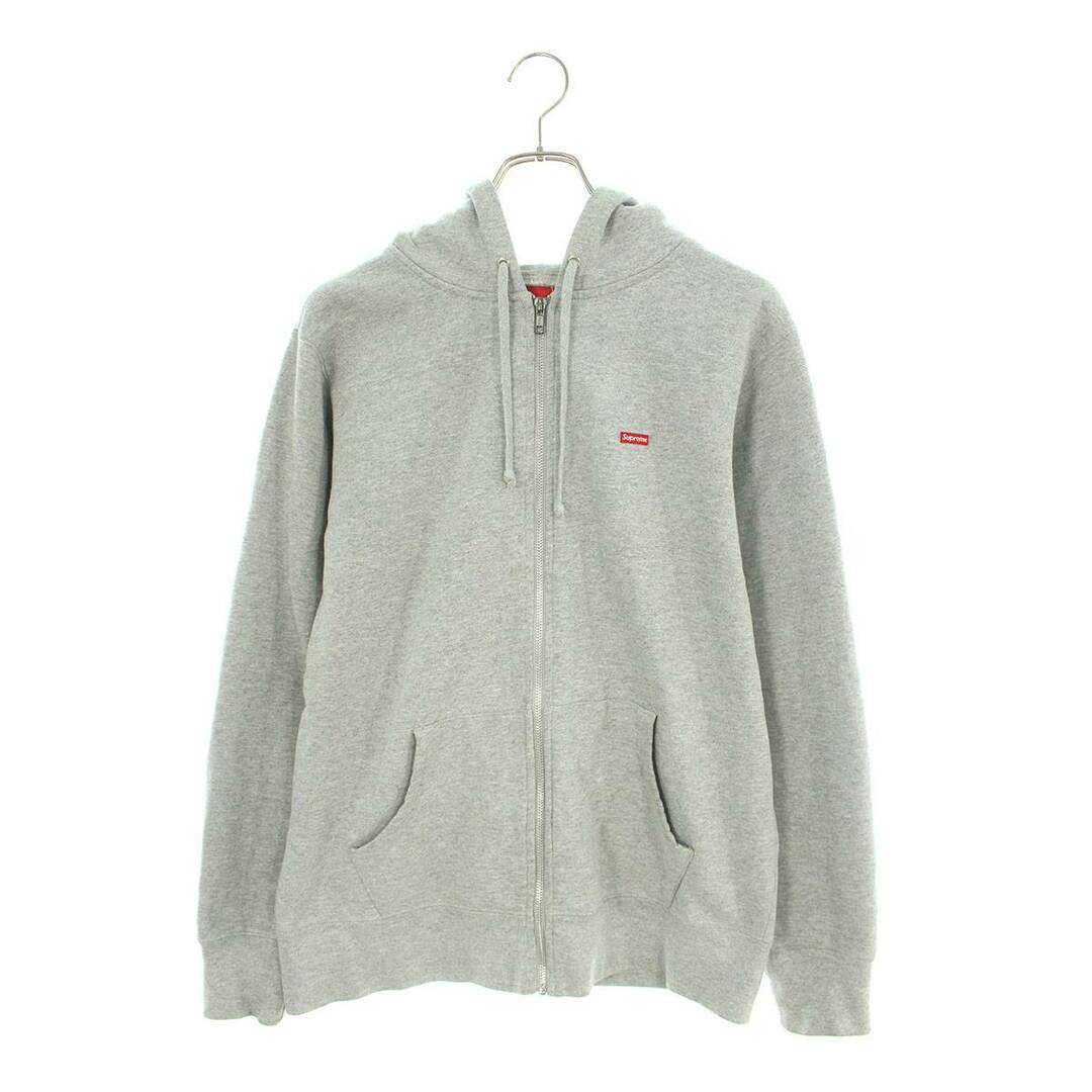 シュプリーム Small Box Zip Up Sweatshirt スモールボックスジップアップパーカー メンズ L