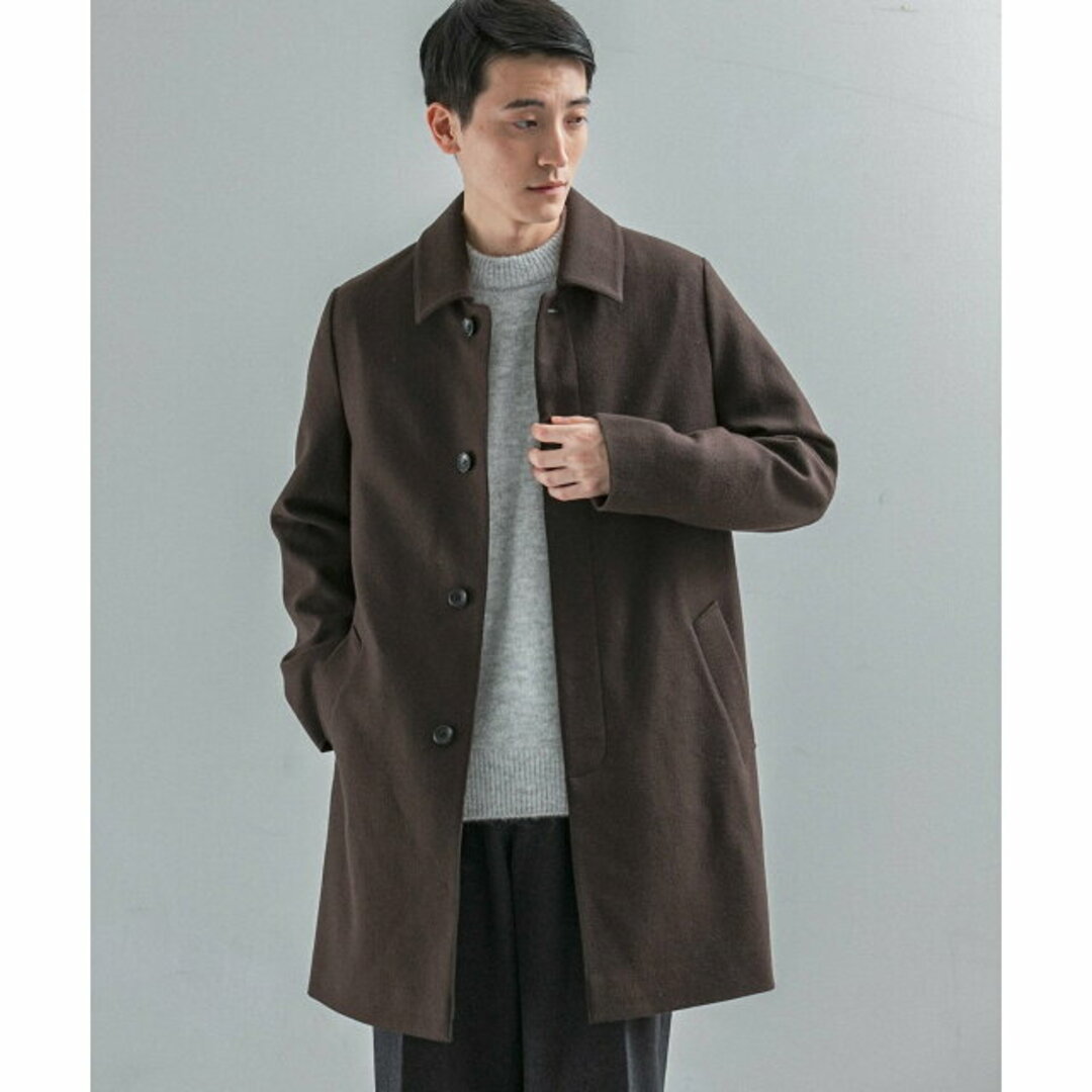 URBAN RESEARCH(アーバンリサーチ)の【BROWN】ステンカラーコート メンズのジャケット/アウター(ステンカラーコート)の商品写真