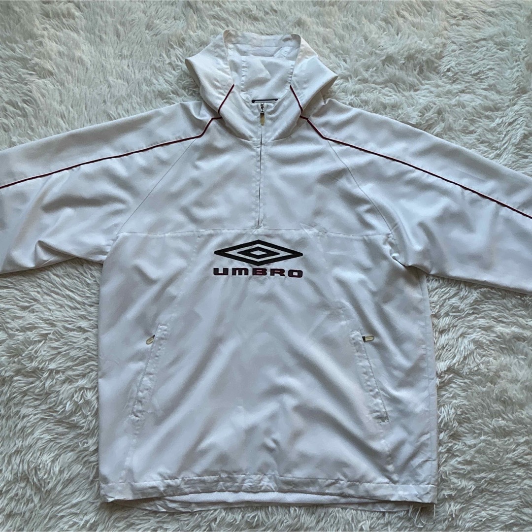 UMBRO　アンブロ　90s ビッグロゴピステ ドリルトップ　ウインドブレーカー