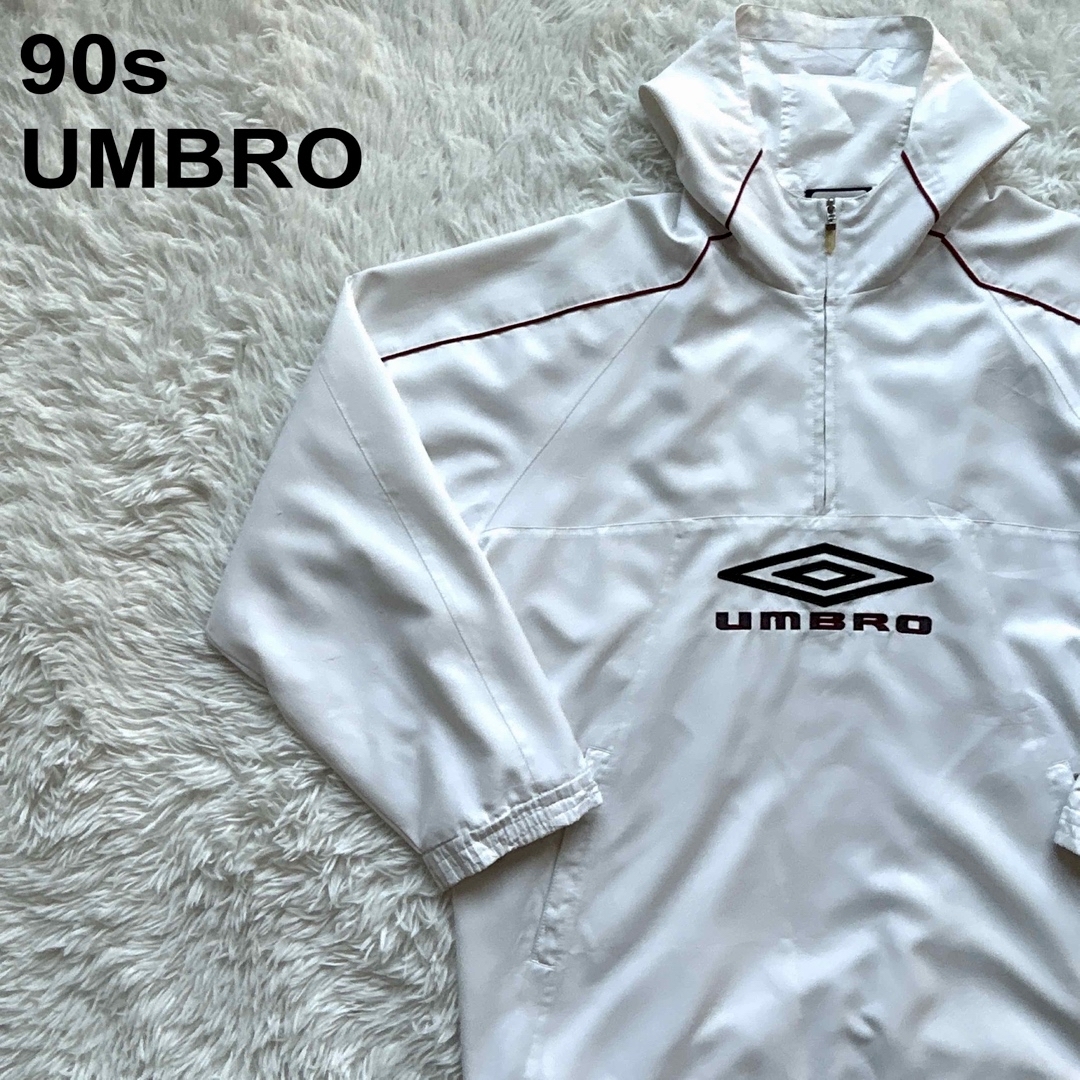 UMBRO　アンブロ　90s ビッグロゴピステ ドリルトップ　ウインドブレーカー