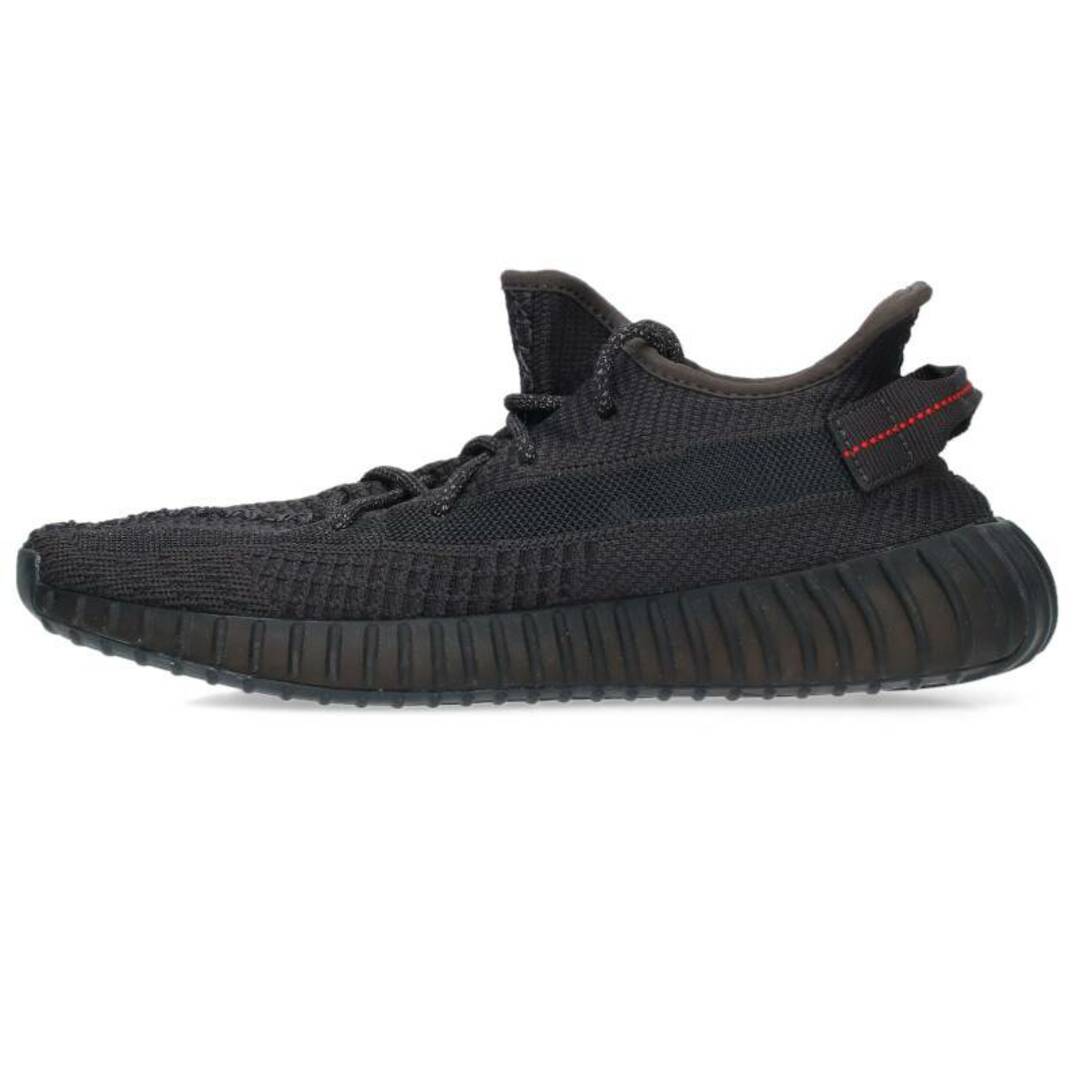 アディダス カニエウエスト  YEEZY BOOST 350 V2 BLACK FU9006 イージーブーストブラックスニーカー メンズ 27.5cmメンズ