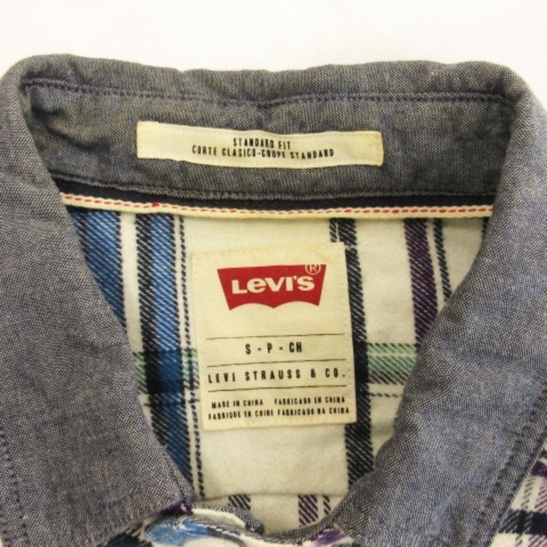 Levi's(リーバイス)のリーバイス Levi's ネルシャツ 長袖 チェック コットン ブルー S メンズのトップス(シャツ)の商品写真