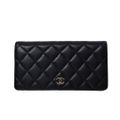 CHANEL 16番台 マトラッセ キャビアスキン 財布 ウォレット