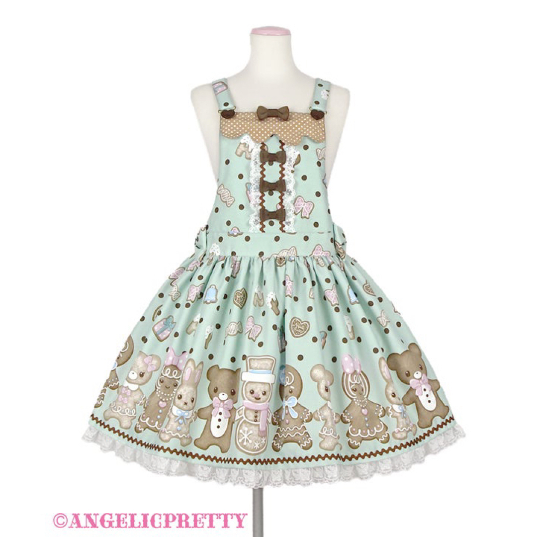 Angelic Pretty なかよしジンジャークッキー　サロペットセット