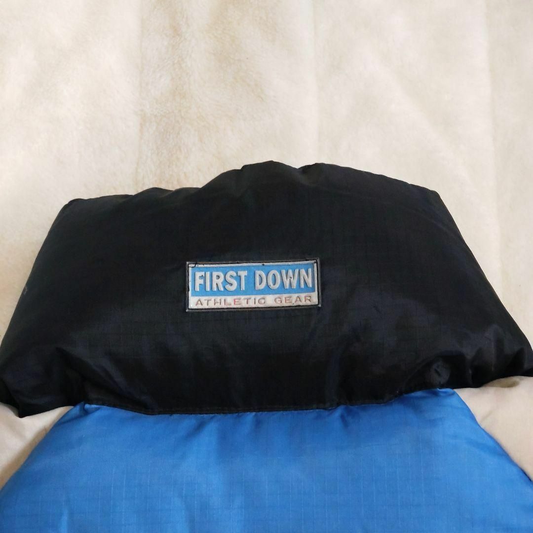 FIRST DOWN USA★ダウンジャケット★USサイズM/XL相当★青