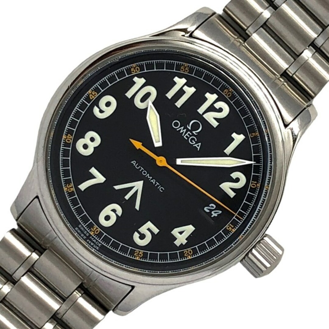 オメガ OMEGA ダイナミック ブロードアロー 丸井限定 5202.51 ブラック  SS 自動巻き メンズ 腕時計メンズ