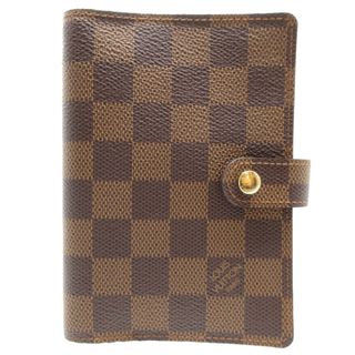 ルイヴィトン(LOUIS VUITTON)の美品 ルイヴィトン ダミエ アジェンダPM R20700 ブラウン 茶 手帳カバー 0063【中古】LOUIS VUITTON(手帳)