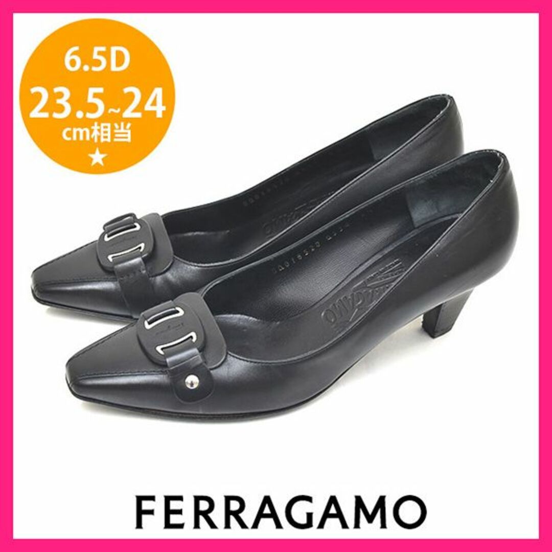 Salvatore Ferragamo - 美品♪フェラガモ ロゴバックル ステッチ