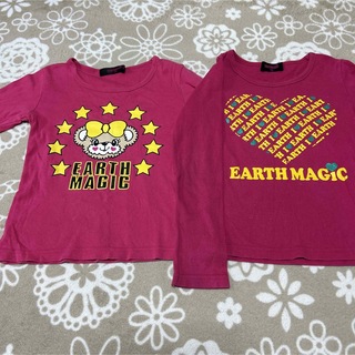 アースマジック(EARTHMAGIC)のEARTHMAGIC 長袖カットソー(Tシャツ/カットソー)