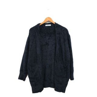 美品 ナノユニバース シルク混 長袖カーディガン レディース F